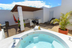 Exclusive Penthouse Private Rooftop Lovely Terrace Hot Tub Comfy Hammock